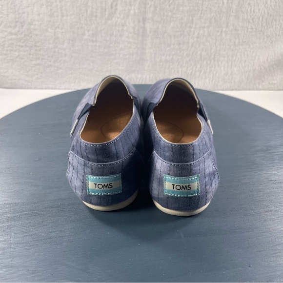 Navy Tie-Dye Woven Redondo Espadrille TOMS - Picture 4 of 8